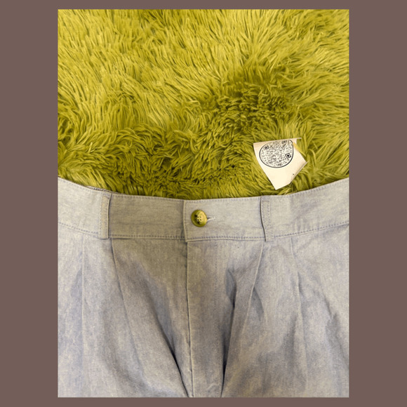 Orvis Chambray Midi Skirt | Light Blue | Size M | Vintage - Picture 3 of 4